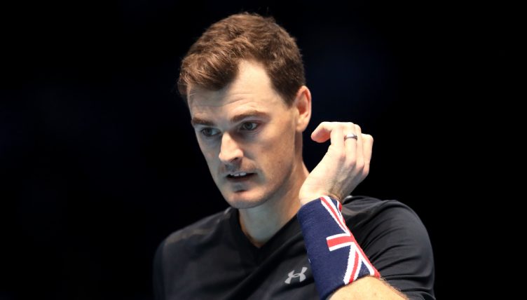 Jamie Murray in action