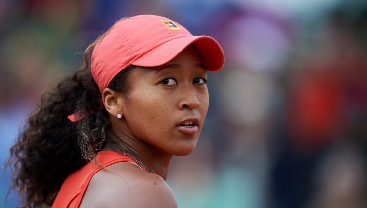 Naomi Osaka in action