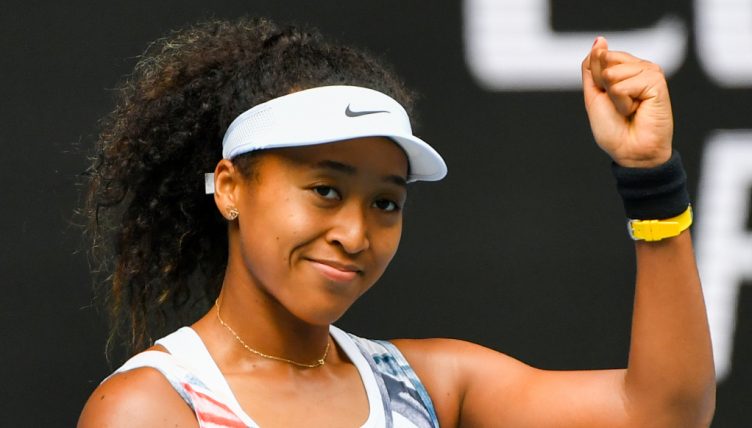 Naomi Osaka looking pleased