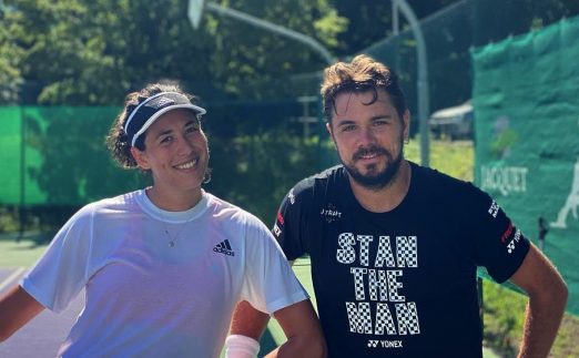 Garbine Muguruza and Stan Wawrinka on Instagram