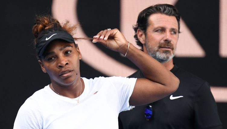 Serena Williams and Patrick Mouratoglou
