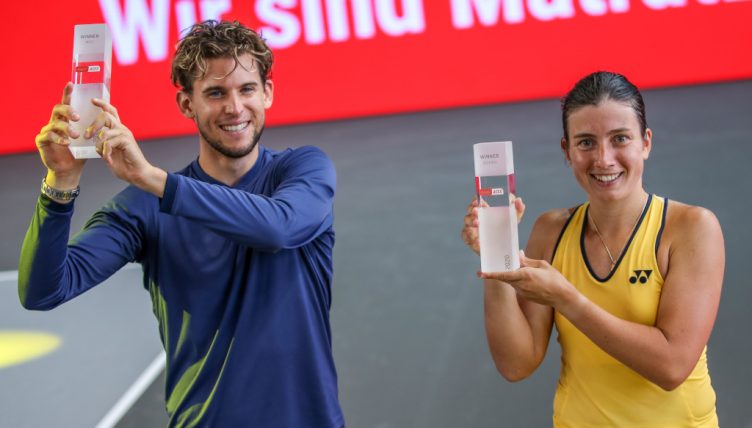 Dominic Thiem and Anastasija Sevastova Bett1 Aces champions