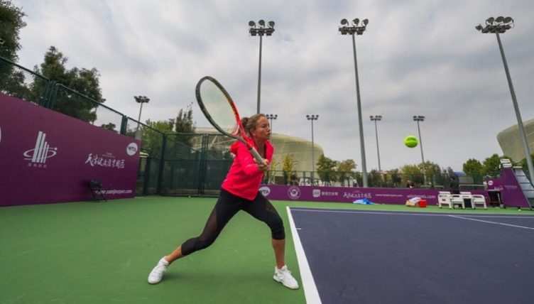 Emily Webley-Smith in action