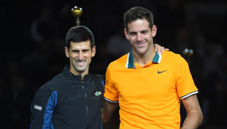 Novak Djokovic and Juan Martin del Potro
