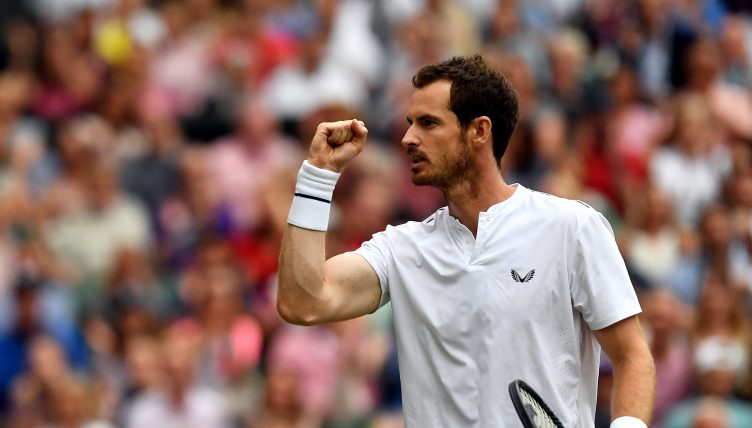 Andy Murray pumped