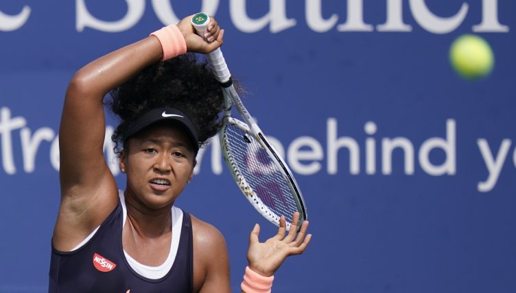 Naomi Osaka in action