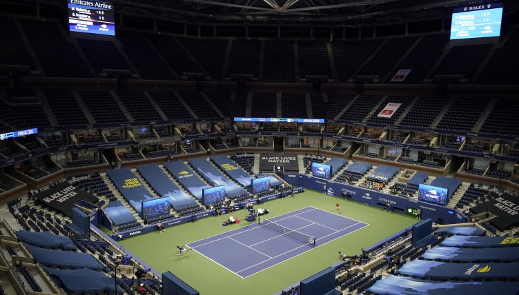 Empty Flushing Meadows US Open