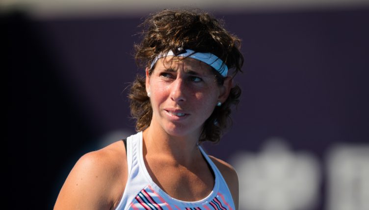 Carla Suarez Navarro in action