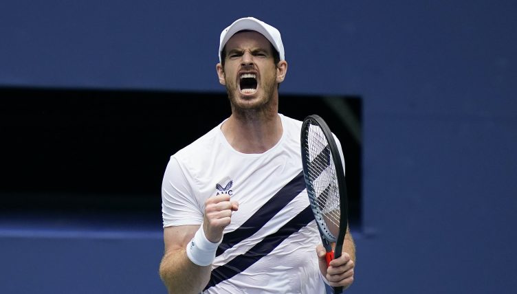 Andy Murray screaming
