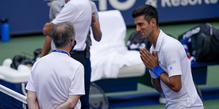 Novak Djokovic pleading with tournament officials