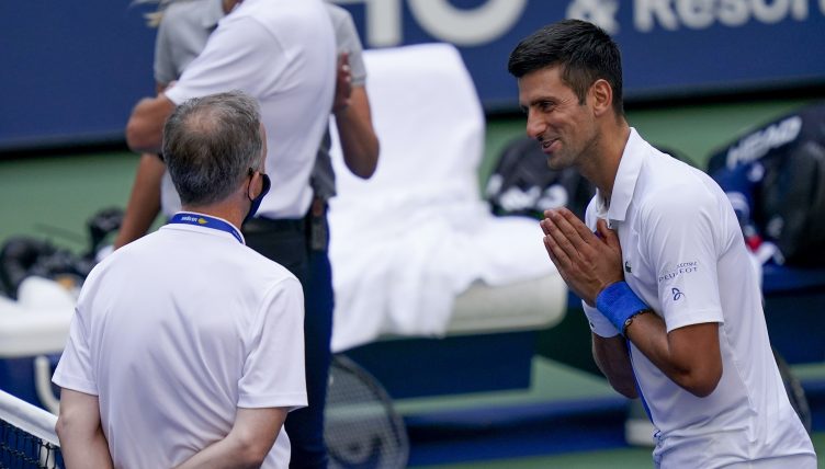 Novak Djokovic pleading with tournament officials