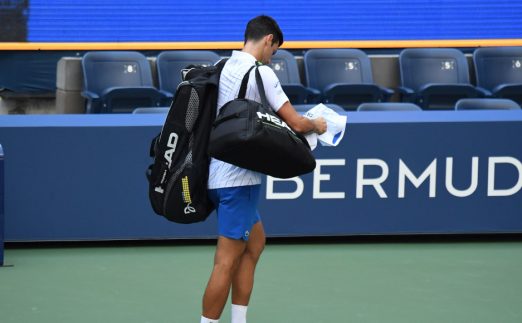 Novak Djokovic defaulted from US Open