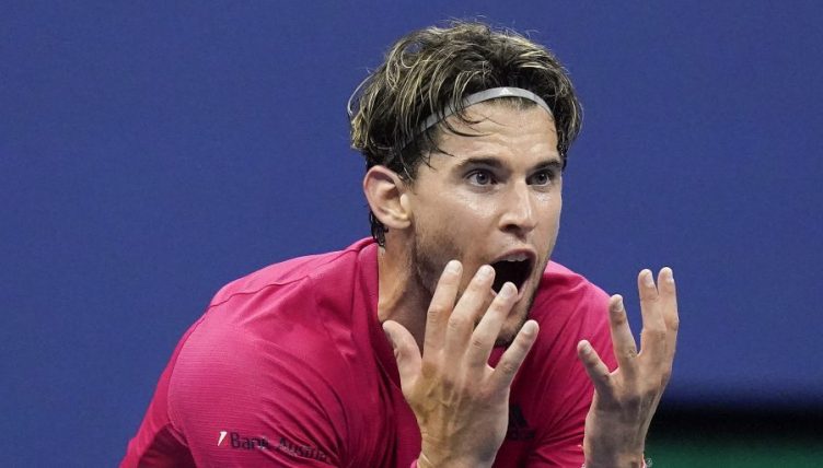 A delighted Dominic Thiem