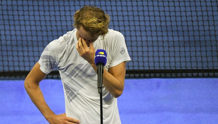 Alexander Zverev emotional after US Open final