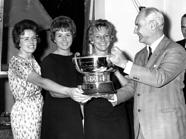 Billie Jean King, left, was part of the winning team at the first edition of the Fed Cup in 1963