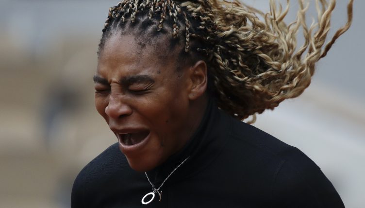 Serena Williams ecstatic