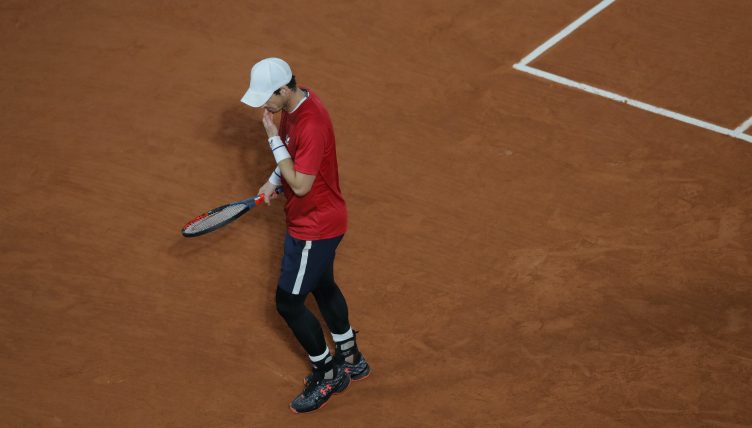 Andy Murray downbeat