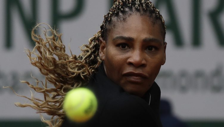 Serena Williams in action