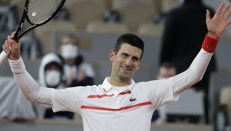 Novak Djokovic happy