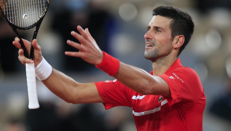 Novak Djokovic feeling the love