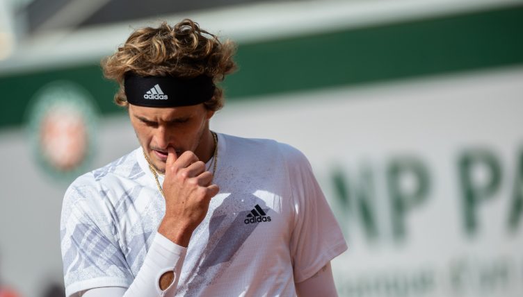 Alexander Zverev in a moody state