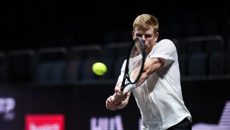 Kyle Edmund in action