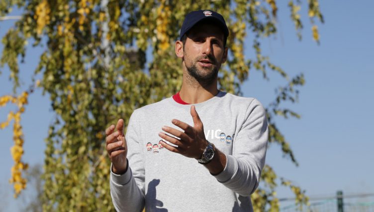 Novak Djokovic in conversation