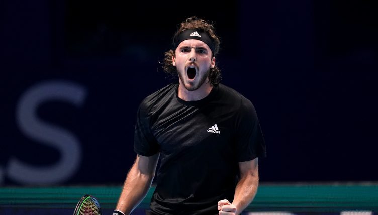 Stefanos Tsitsipas fired up