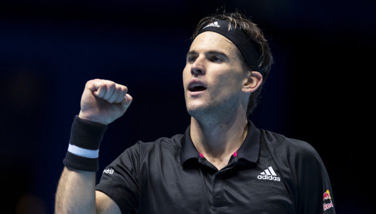 Dominic Thiem celebration