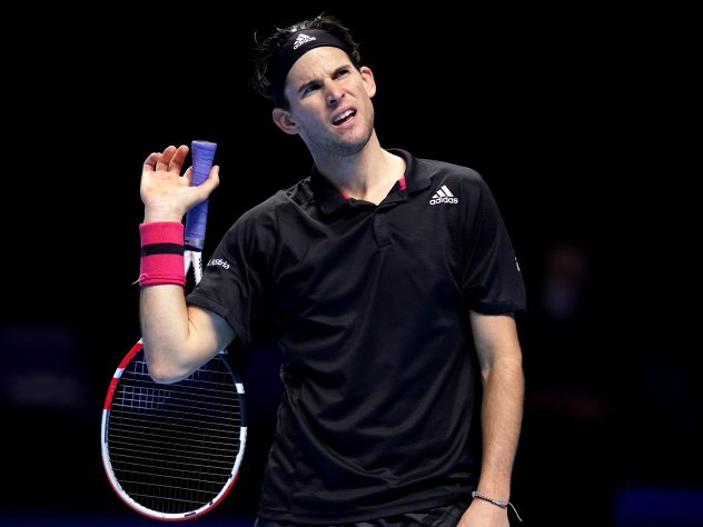 Dominic Thiem will play either Novak Djokovic or Alexander Zverev in the semi-finals