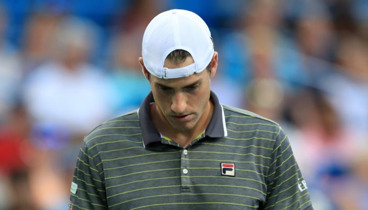 John Isner downbeat