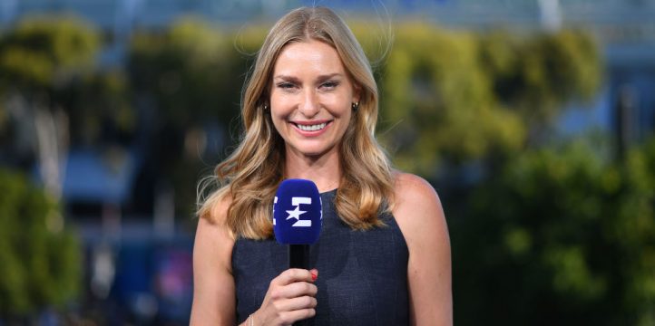 Eurosport analyst Barbara Schett