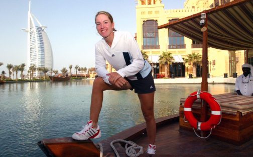 Justine Henin in Dubai