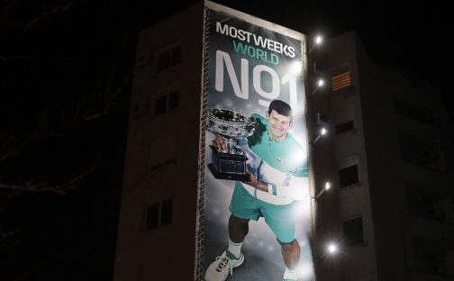 Novak Djokovic most weeks at No 1