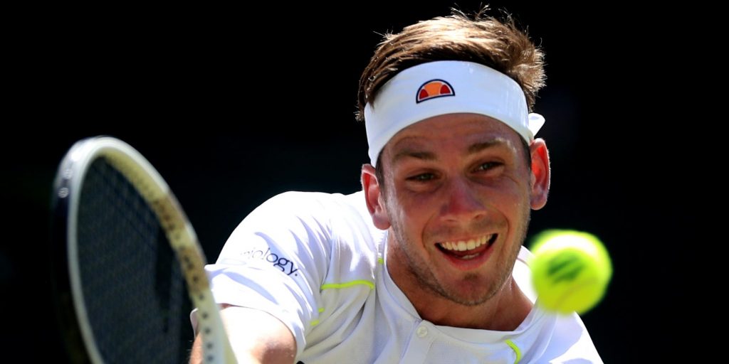 Cameron Norrie in action