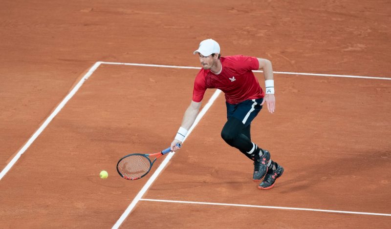 WATCH: Andy Murray practises on the red dirt in Rome as he eyes