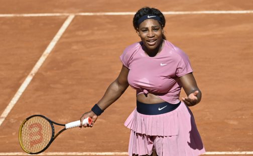Serena Williams asking questions