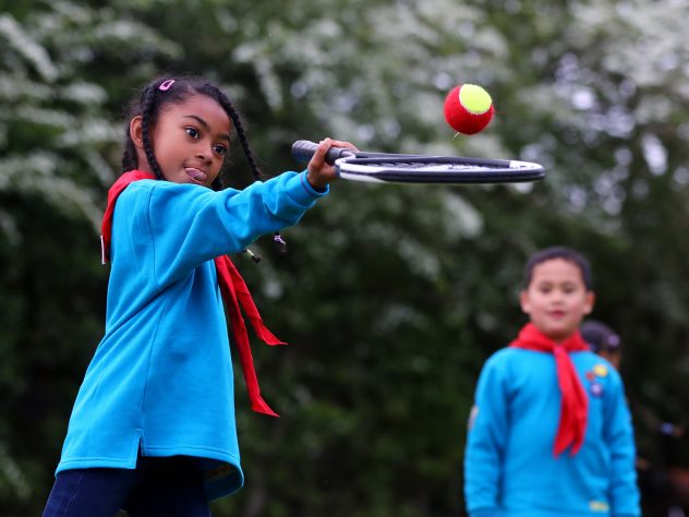 A partnership with the Beavers aims to introduce tennis to different communities