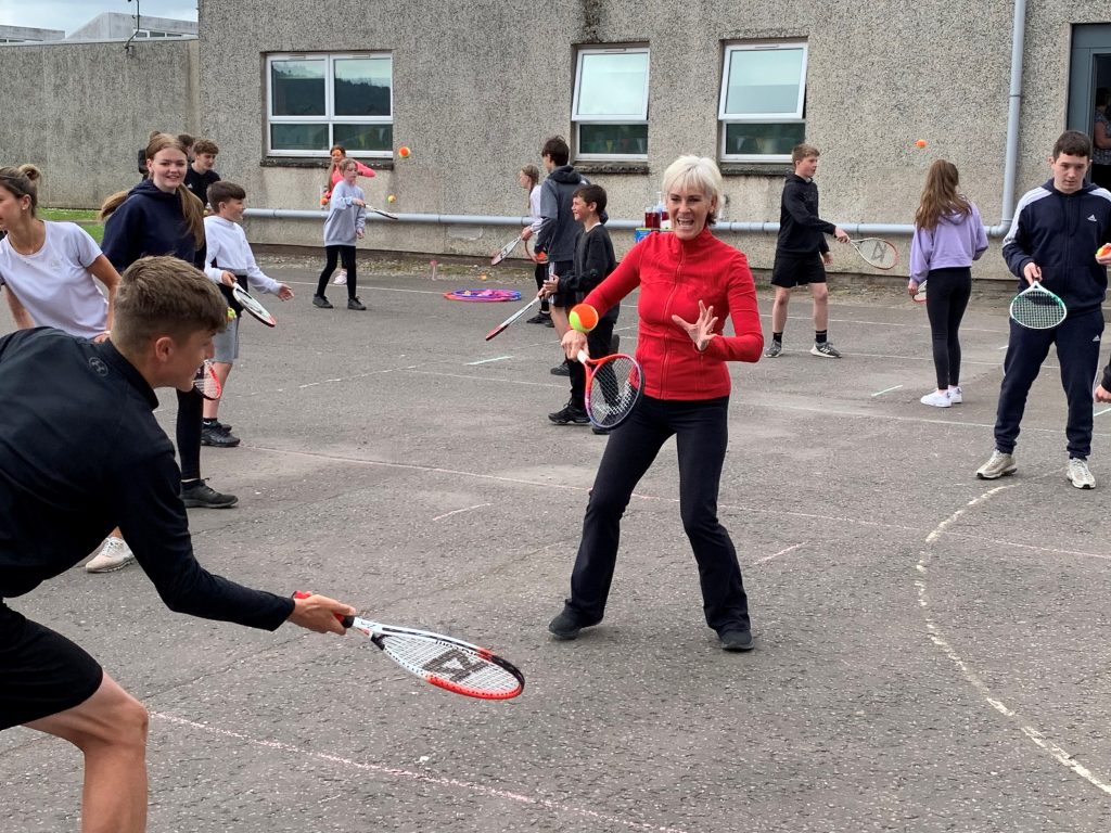 Judy Murray taking tennis skills to Scottish schools (Ronnie Esplin/PA).