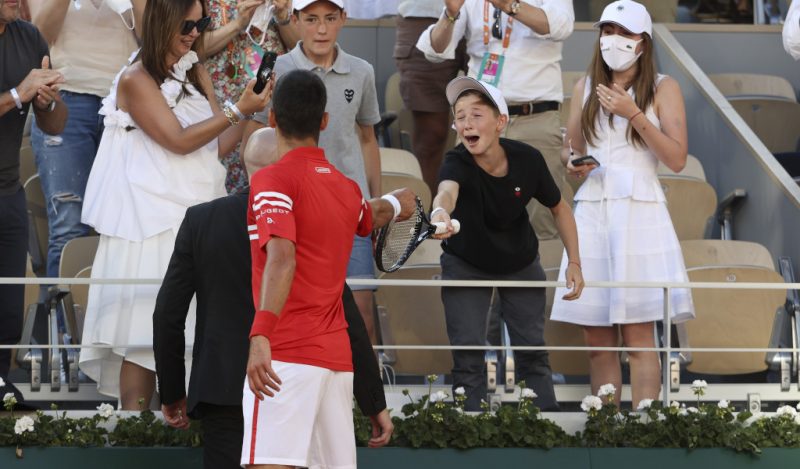 WATCH: Boy goes berserk after Novak Djokovic gifts racket ...