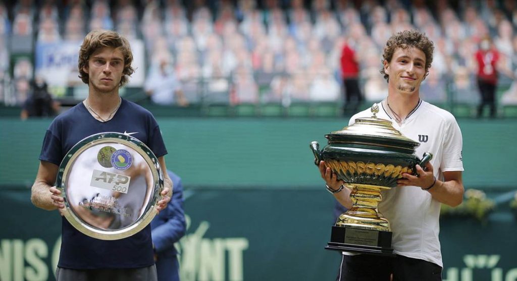 Ugo Humbert and Andrey Rublev Halle