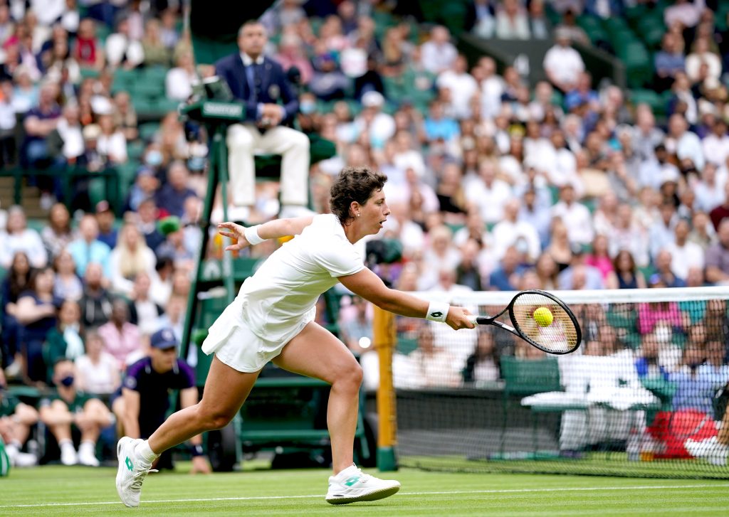 Carla Suarez Navarro in action