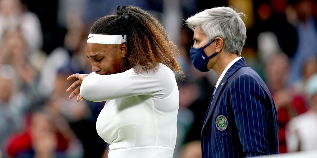 Serena Williams emotional