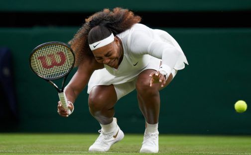 Serena Williams injury at Wimbledon