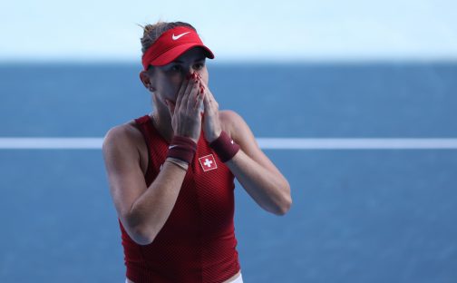 Olympic joy for Belinda Bencic
