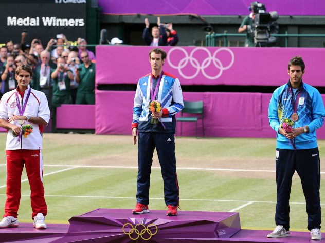 Having beaten Murray in the 2012 Wimbledon final, the Scot gained revenge at the London Olympics as Federer had to settle for silver