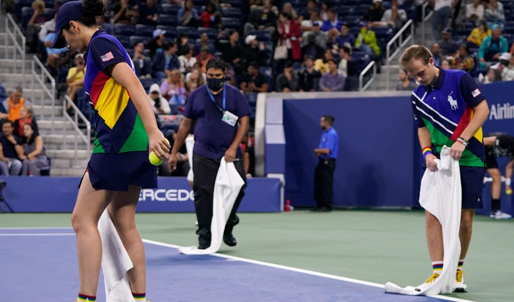 US Open courts dried after New York downpour
