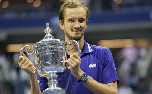 Daniil Medvedev lifts US Open trophy