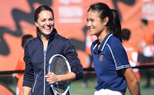 Kate Middleton and Emma Raducanu