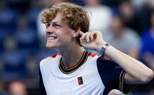 Delight for Jannik Sinner